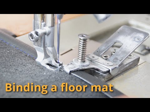 Видео: Привязка напольного ковра- Обивка автомобиля
