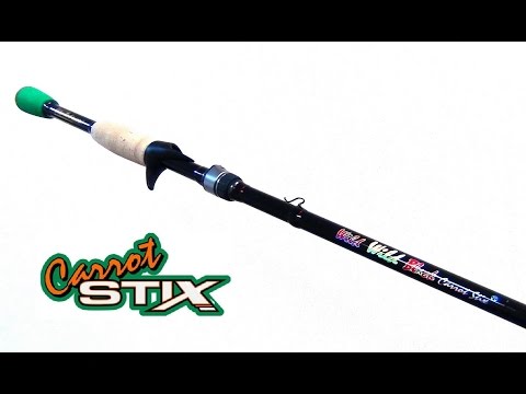 Видео: Обзор спиннинга Carrot Stix Wild Black