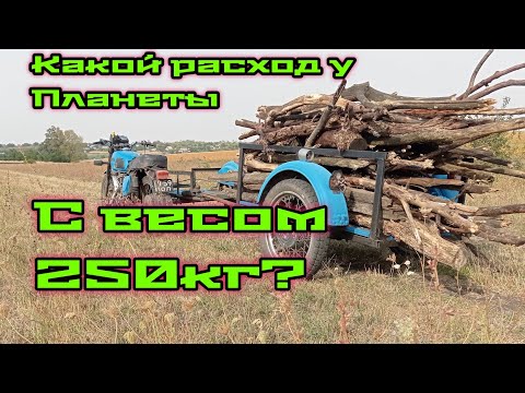 Видео: РАСХОД Бензина На ИЖ Планета с прицепом 250кг???Привез Газон дров!Firewood truck with motorcycle