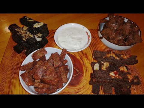 Видео: Гренки чесночные VS сухарики к пиву