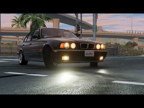 Видео: 7Б - Молодые ветра(Domer Remix)/BEAMNG DRIVE BMW E34