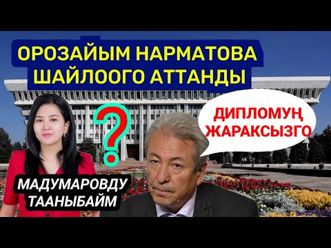 Видео: УЯТ ЭЛЕ😱МАДУМАРОВДУ ЧАНЫП О.НАРМАТОВА ШАЙЛООГО АТТАНДЫ🆘АДАХАНДЫ ТААНЫБАЙМ