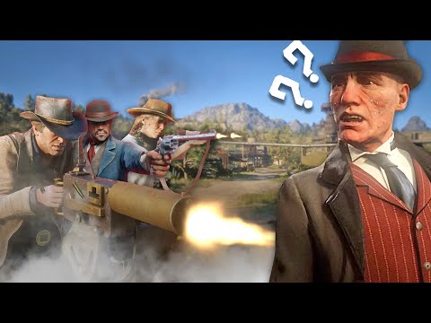 Видео: Я убил агента Милтона всеми возможными способами в Red Dead Redemption 2