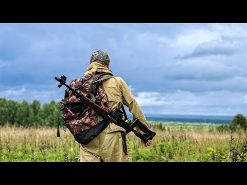 Видео: ВОЛКИ ПРИШЛИ! ГОТОВЛЮСЬ К ОХОТЕ, ПРИСТРЕЛЯЛ КАРАБИН ТИГР-01