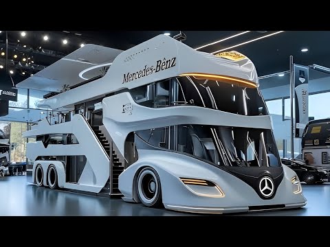 Видео: Mercedes-Benz Motorhome 2026 — новый роскошный автодом на колёсах