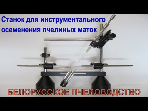 Видео: Станок для инструментального осеменения пчелиных маток Новая модель  канал БЕЛОРУССКОЕ ПЧЕЛОВОДСТВО