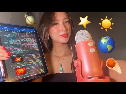 Видео: Подготовка к экзамену по астрономии с ASMR вместе со мной☄️🪐👽
