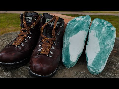 Видео: Тысячи касаний! Процесс изготовления походных ботинок ручной работы на заказ для одного человека.