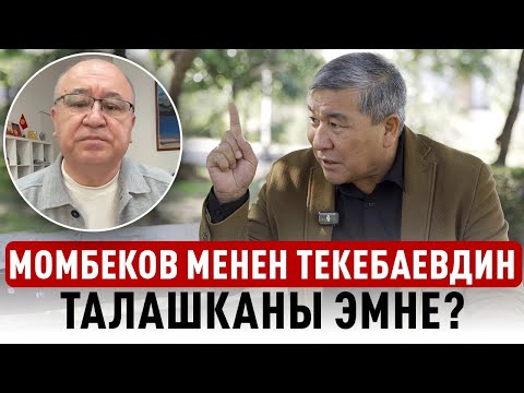 Видео: Рыскелди Момбеков: "Депутаттар куулук кылып жатышат"