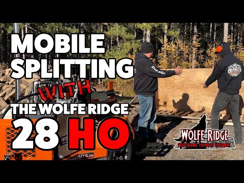 Видео: Мобильная колка дров — путешествие с высокопроизводительным колуном Wolfe Ridge 28 HO!
