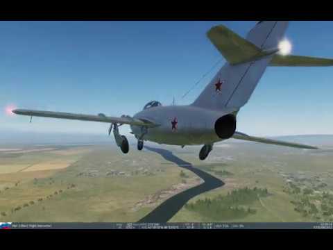 Видео: Полёт  по кругу с использованием радиокомпаса на МиГ 15 Бис DCS World
