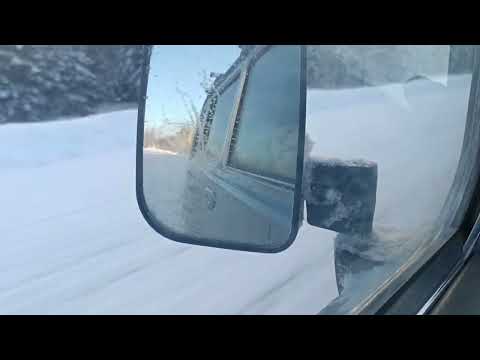 Видео: ВЛИ-5 на снежной дороге / snowy road LADA Niva 2131 POV