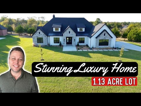 Видео: Обязательно посетите роскошный дом от Sonoma Ridge Homes на участке 1,13 акра в Ваксахачи, штат Т...