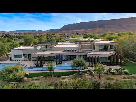 Видео: Экскурсионный одноэтажный дом в Риджес с видом на Стрип (Лас-Вегас, Невада)