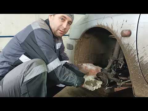 Видео: Замена ступичного подшипника Рено Меган 1.