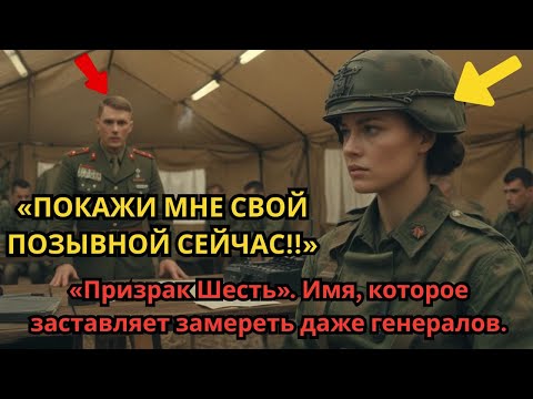 Видео: Генерал спросил ее позывной, и когда она сказала «Призрак Шесть», все замерли.