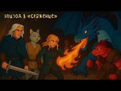 Видео: Преследуя Тьму | Эпизод 8 | Сражение (D&D кампания)