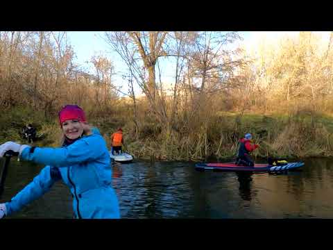 Видео: Ноябрьская SUP прогулка по Осетру 09112024