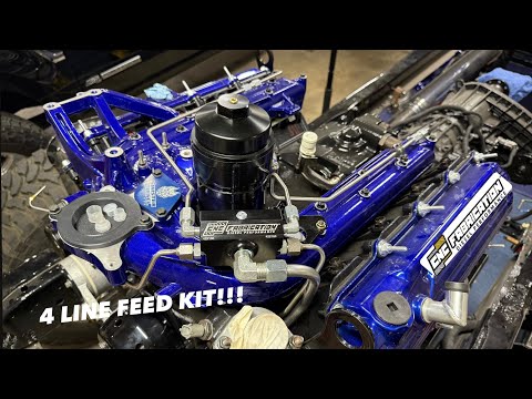 Видео: Раскрываем возможности Powerstroke 6.0: установка комплекта 4-линейной подачи CNC Fabrications!