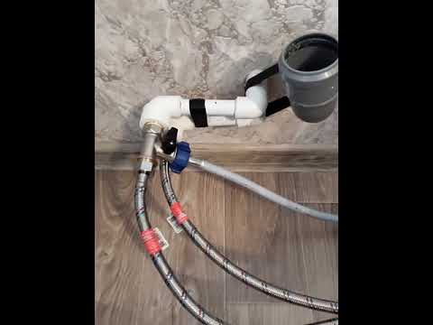 Видео: Как подключить стиральную машину на кухне