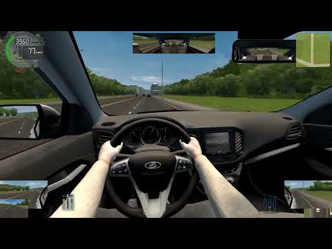 Видео: Едем с дачи на работу в офис в City Car Driving