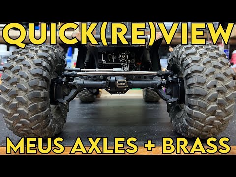 Видео: Краулер Каньон Быстрый(повторный) обзор: портальные оси MEUS + латунь