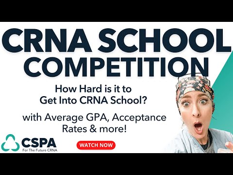 Видео: Насколько высока конкуренция в школе CRNA? Требования к поступлению в школу CRNA!