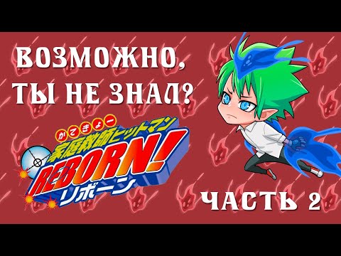 Видео: 20 фактов о Katekyo Hitman Reborn, о которых вы могли не знать! Часть 2.
