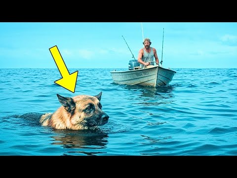 Видео: Мужчина НаходитНемецкую Овчарку, Плывущую В135 МиляхОт Берега Затем Происходит Нечто Невероятное 🐕🌊💫