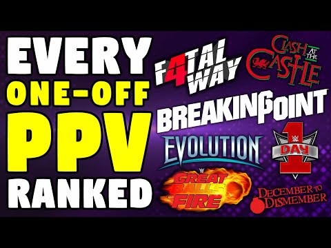 Видео: ВСЕ PPV-шоу WWE отсортированы от худших к лучшим