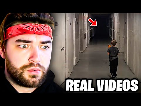 Видео: Реакция KingWoolz на безумные кадры с привидениями! | BizarreBub