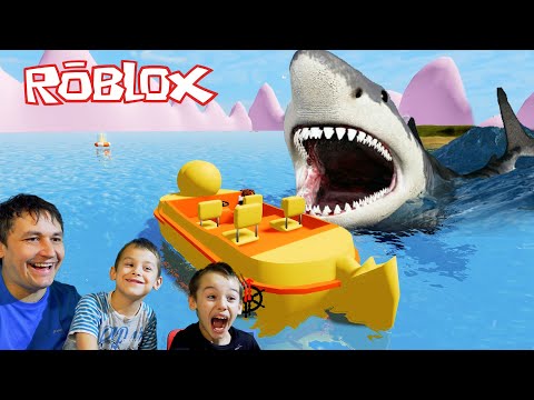 Видео: Roblox НАПАДЕНИЕ АКУЛЫ Shark bite