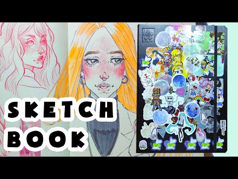 Видео: ВОЗВРАЩЕНИЕ К ИСТОКАМ! Обзор СКЕТЧБУКА с тянками и мумитролями