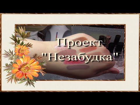 Видео: Помадный проект "Незабудка"