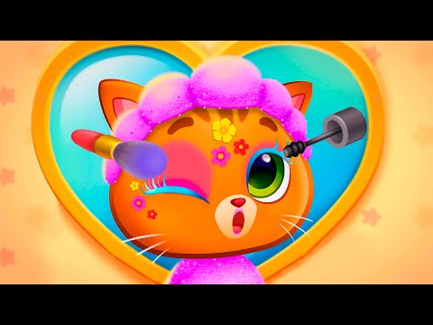 Видео: Суровый КОТИК БУБУ и МИМИ #3. Макияж для кота. Игра Bubbu & Mimmi World на Игрули TV