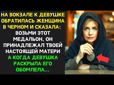 Видео: На вокзале женщина в черном дала девушке медальон, сказав_ Он от твоей настоящей матери
