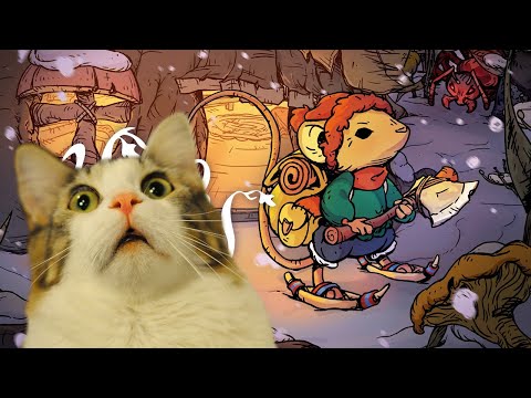 Видео: Winter Burrow Demo | выживание маленького мышонка