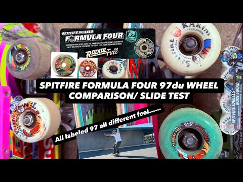 Видео: Противоречия Spitfire Formula Four 97du — сравнение колёс 97duro/тест на скольжение
