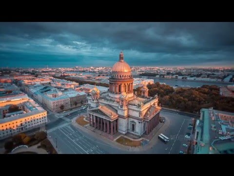 Видео: Санкт Петербург с высоты птичьего полета