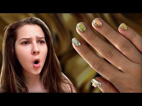 Видео: ВТИРКА которая не СЛЕЗЛА с ногтей 🤩МАНИКЮР самой СЕБЕ левой рукой