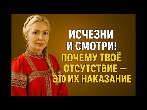 Видео: Исчезни и смотри   Почему твое отсутствие ломает их сильнее всего