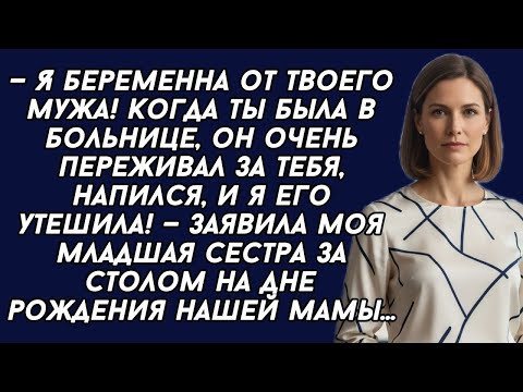 Видео: ​— Я беременна от твоего мужа! — заявила моя младшая сестра за столом на дне рождения нашей мамы...