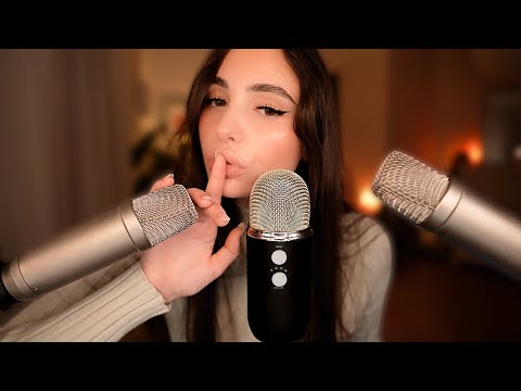 Видео: ASMR 3h Неслышные Шепоты с 3 Микрофонами! 🤫