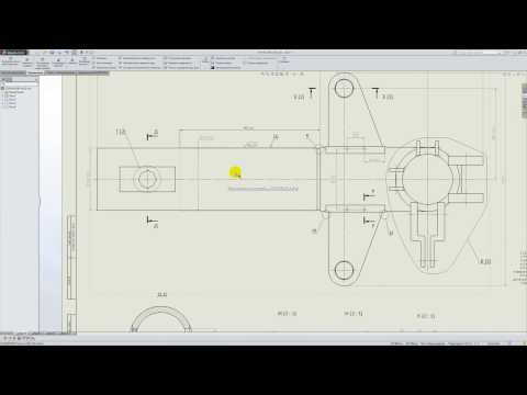 Видео: Solidworks. Урок 4. Примечания - создание чертежа