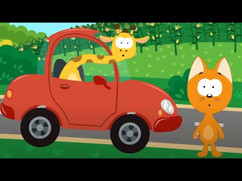 Видео: Котёнок и волшебный гараж - Кабриолет | Мультфильмы для детей про машинки
