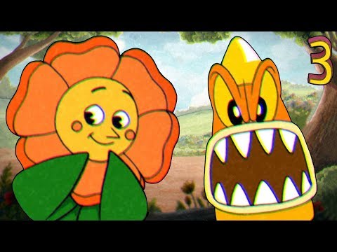 Видео: Cuphead - МИЛЫЙ ЦВЕТОЧЕК - СЛАДКАЯ БОЛЬ [#3] - Игра - Прохождение