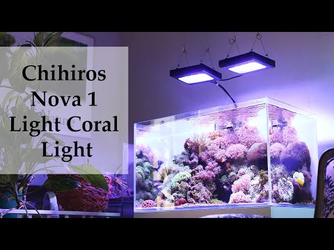 Видео: Chihiros Nova 1 Light Coral Light: распаковка и установка на аквариум, настройки ♡