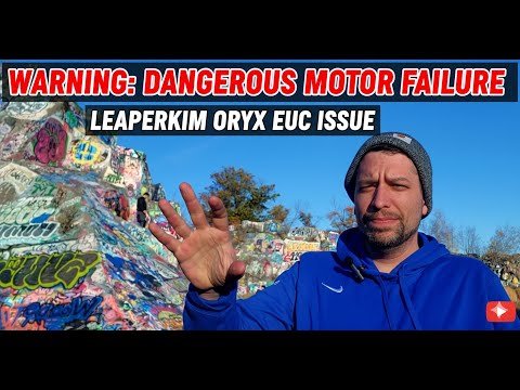 Видео: Отказ двигателя Oryx EUC — критическая проблема Leaperkim EUC — разведка граффити-карьера