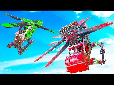 Видео: СТРОИМ САМЫЙ БЫСТРЫЙ ВЕРТОЛЕТ! ОПАСНЫЙ ВОЕННЫЙ ВЕРТОЛЕТ НА РЕАКТИВНОМ ДВИГАТЕЛЕ В TRAILMAKERS