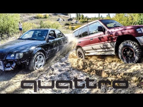 Видео: Как Audi S4 quattro наказывает внедорожники в песке!!!